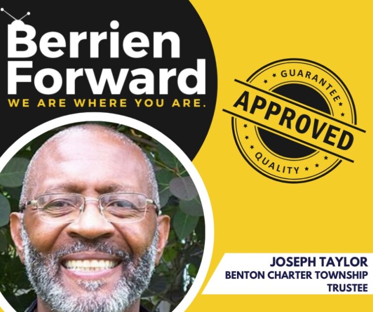Endorsements - Joseph Taylor - Berrien Forward